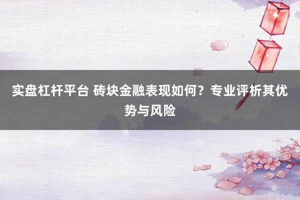 实盘杠杆平台 砖块金融表现如何？专业评析其优势与风险