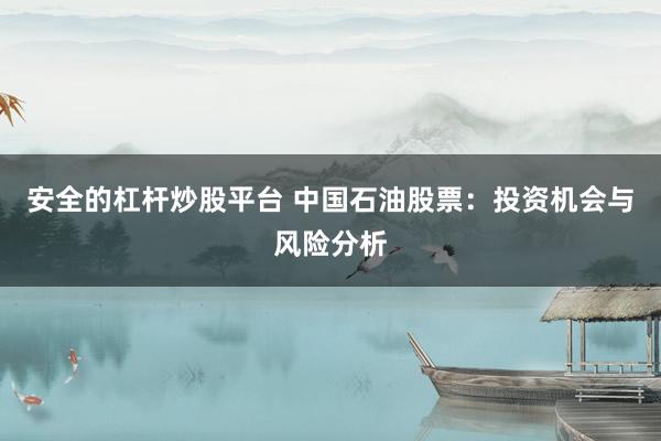 安全的杠杆炒股平台 中国石油股票：投资机会与风险分析