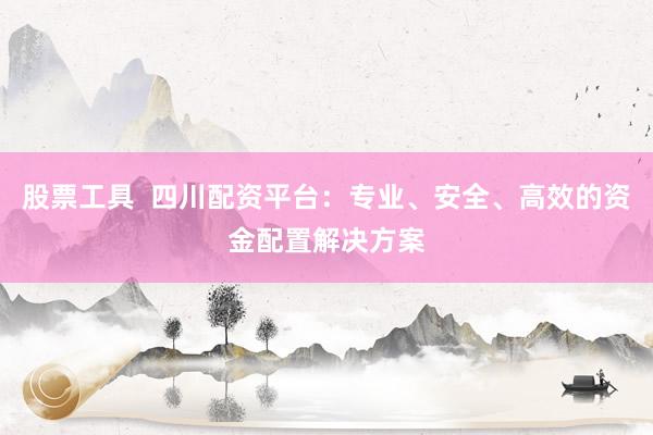 股票工具  四川配资平台：专业、安全、高效的资金配置解决方案